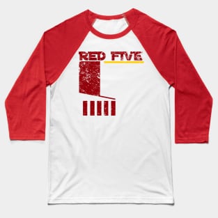 Red 5 Baseball T-Shirt